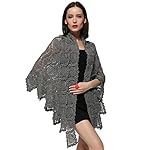 ZORJAR Scarfs for Women Shawls and Wraps Wool Triangle Knit Winter Cozy Scarf