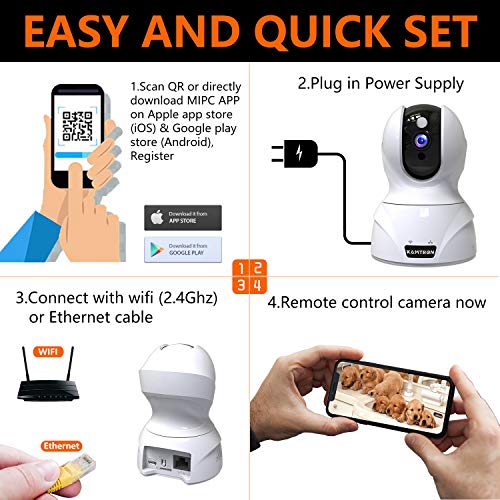 6 Security+Camera+1080P+Pet+Available