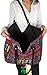 Women Large Shoulder Tote Bag Woven Canvas Casual Handbag Shopping Red Blue Hippie Unique Style