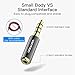 VENTION 2.5mm to 3.5mm Adapter Mono, 3.5mm Male to 2.5mm Female Audio Adapter Gold Plated Connector Stereo Converter for Mic, Smartphones, Headphone, Speakers Support Mic Function (2 Pack)