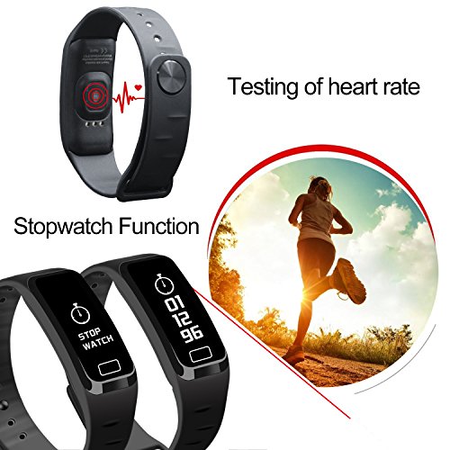 Military-Time-available-Blood-Pressure-Fitness-Tracker-Homestec-S4Plus-Smart-Watch-with-SPO2H-Heart-rate-monitor-Sleeping-Management-Pedometer-with-OLED-Touch-Screen-for-Android-iOS