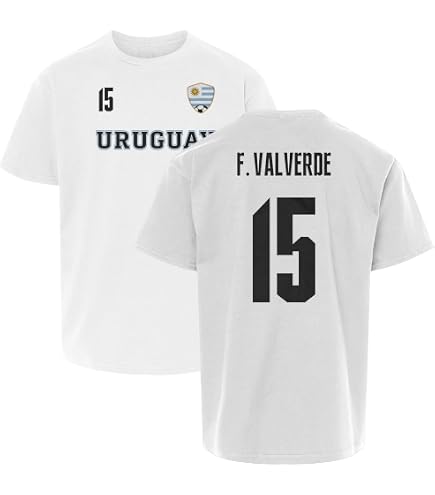 Amazon.com: Tutiinca F.Valverde 15 Jersey Style - Uruguay Soccer