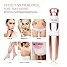 Lilizhou Women's Facial Hair Remover for Face Lip Armpit Chin Cheek Arm Leg and Full Body, Electric Facial Hair Removal For Women with Clean Brush