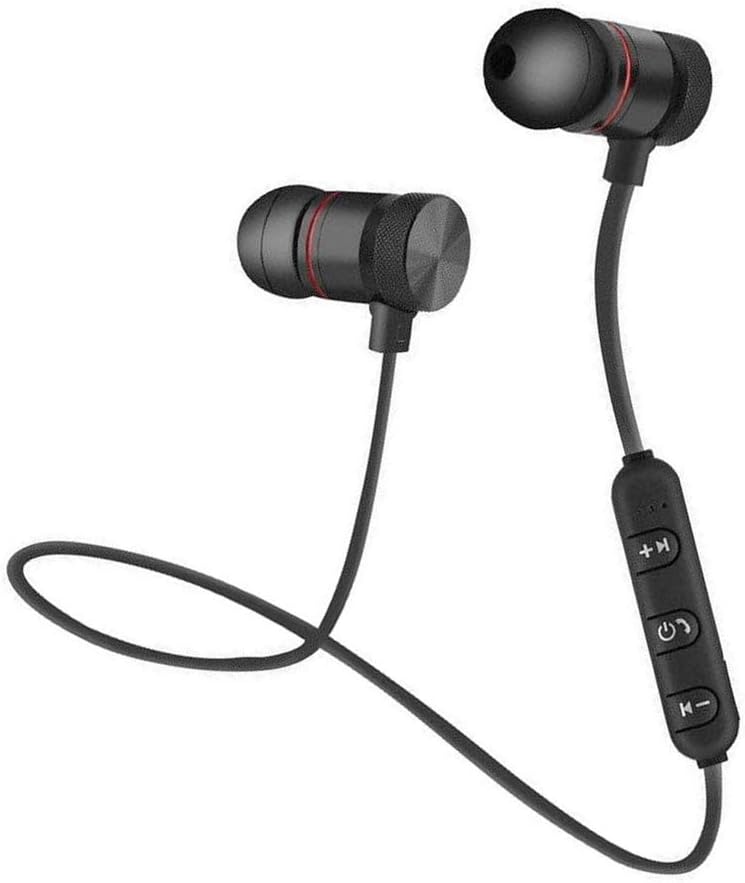 SBA999 A019 Wireless Bluetooth Headphone Magnet Earphone for Sport, Running,Gyming with 4.1 Technology with Mic Compatible with Android Phone and iOS