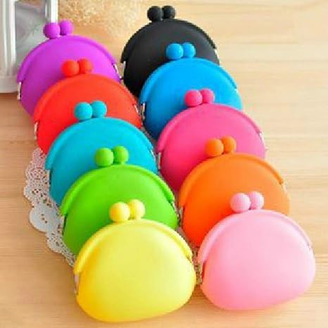 Amazon Co Jp シリコン 小物入れ がま口 財布 アクセサリー 収納 3個セット ホーム キッチン