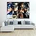 Poster Comic Batman 4 Generations Dark Knight Pop Art 40x54 inch (100x135 cm) Adhesive Vinyl #13