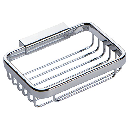 Ginger 550G/PC Hotelier Shower Soap Basket, Polished Chrome