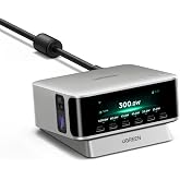 UGREEN Nexode Pro 300W Charging Station with Smart Display, 8-Port Charger | App Remote Control, 5 Charging Modes, 140W Max Fast Charging for MacBook Pro/Air, iPhone 18/17, Galaxy S26/S25, Dell XPS, HP