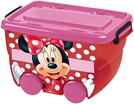 Disney 830124 – Caja a Ruedas, 25 L, diseño de Minnie: Amazon.es: Juguetes y juegos