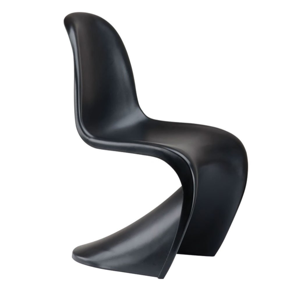 S Shape Chair - Black: Amazon.co.uk: Kitchen & Home
