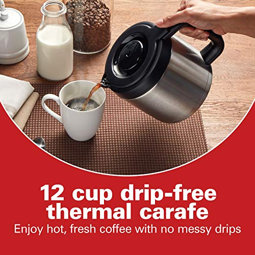 Hamilton Beach 12 Cup Programmable FrontFill Drip Coffee Maker with