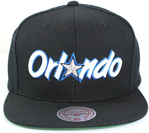 Orlando Magic Mitchell &amp; Ness NBA Wool Solid Snapback Cap - Black