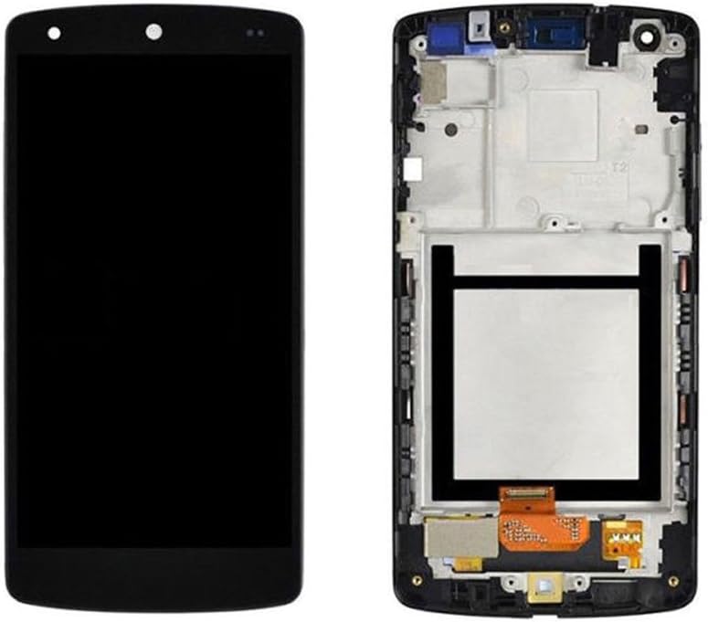 ibaye Screen Replacement for LG Google Nexus 5 D820 D821 (Black) Full LCD Display and Glass Touch Screen Digitizer with Frame Assembly Replacement with Free Tools