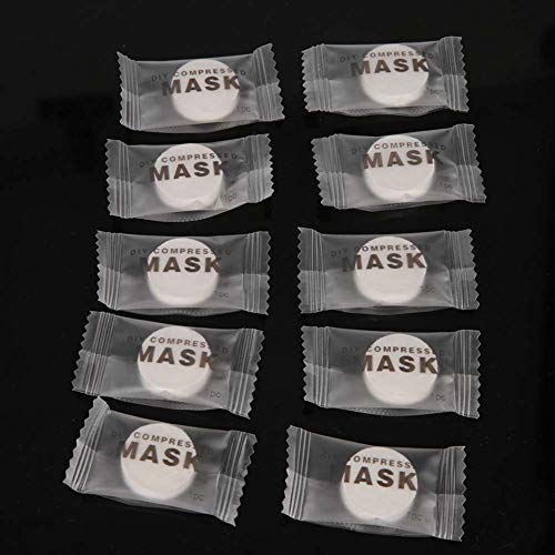 Facial Mask, 60pcs/bag Disposable Cotton Facial Mask, Compressed Face Mask Diy Facial Compressed Masque Mask Paper Face Skin Care Friendly Natural Cotton Mask for Women Lady Girls - Thumbnail 4