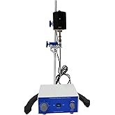 Overhead Stirrer Height Adjustable Electric Overhead Stirrer Mixer Drum Mix Biochemical Lab Tool (100W)