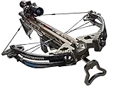Carbon Express Intercept Supercoil LT Crossbow Kit (Rope Cocker, 3 Arrow Quiver, 3 Crossbolts, Rail Lubricant, 3 Practice Points, 4x32 Deluxe Lighted Scope), Kryptek Typhon Camo (NEW 2015 Model)