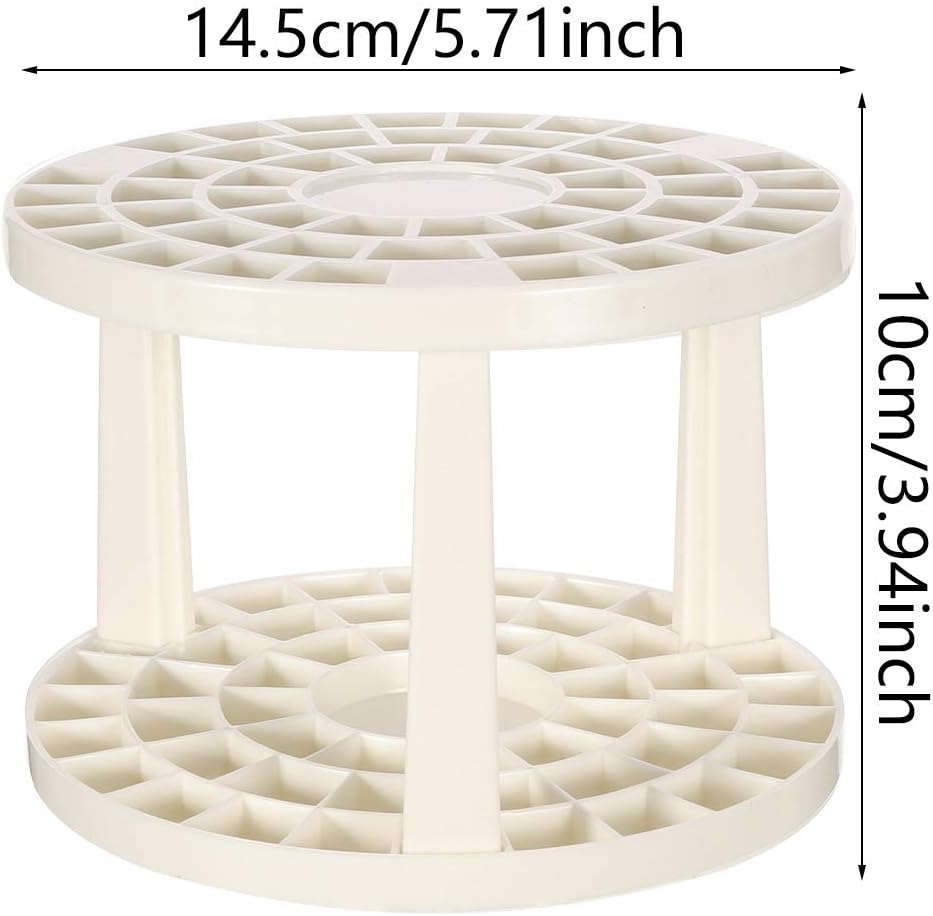 atnight Paint Brush Holder 49 Holes,Art Brush Organizer,Detachable Portable Plastic Pencil Makeup Brush Organizer for Studio Office Home Outdoor Travel - Image 3
