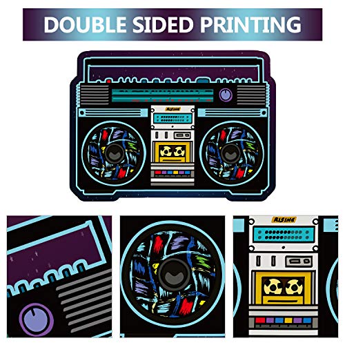 80's Party Decorations, 80's Cutouts Large Cassette Player Cutouts