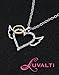Luvalti Angel Wings Heart Pendant Necklace - Romantic Angel Necklace for Women