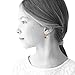 Little Miss Twin Stars Kids Earring - 14k Gold-Plated Double Dangle Earring - Surgical Steel Post For Sensitive Ears