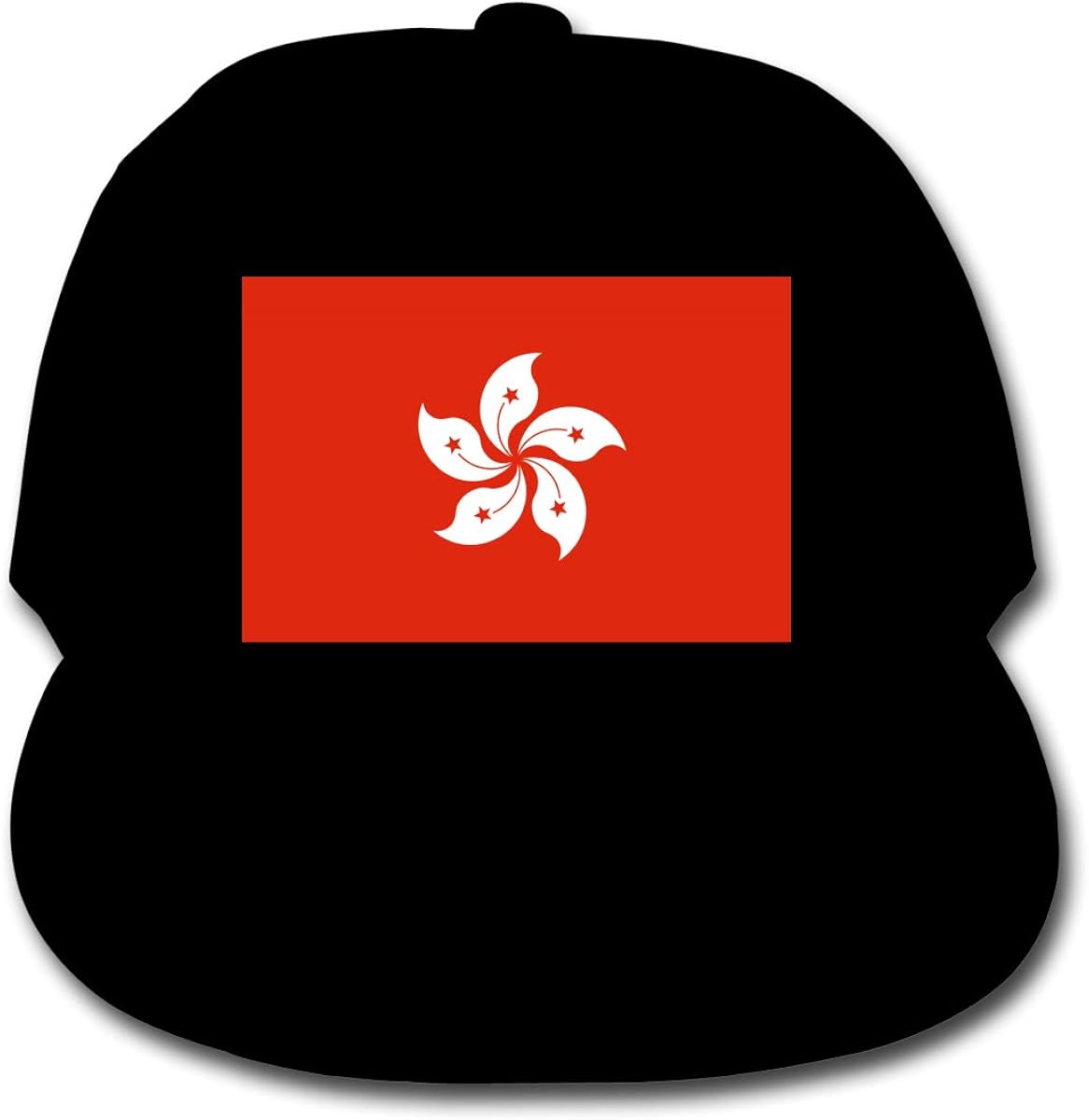 Hong Kong Flag Boys' Baseball Hat Kids Baseball Cap Black