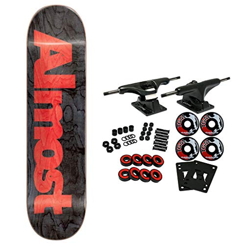 Almost Skateboard Complete Ultimate Logo Black 8.5"