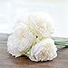 Newest trent 1Bouquet 5 Heads Artificial Peony Silk Flower Leaf Home Bridal Wedding Party Festival Bar Decor