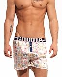 Croota Mens Underwear Boxer Shorts, Low-Rise, Pattern Design