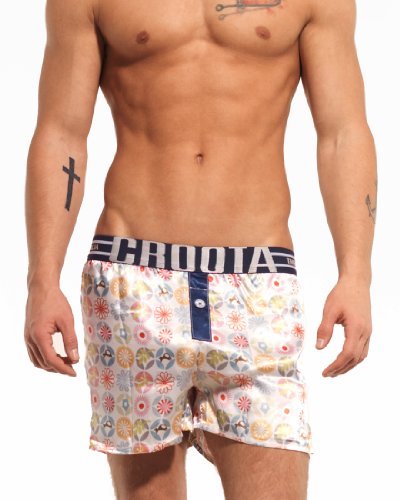 Croota Mens Underwear Boxer Shorts, Low-Rise, Pattern Design