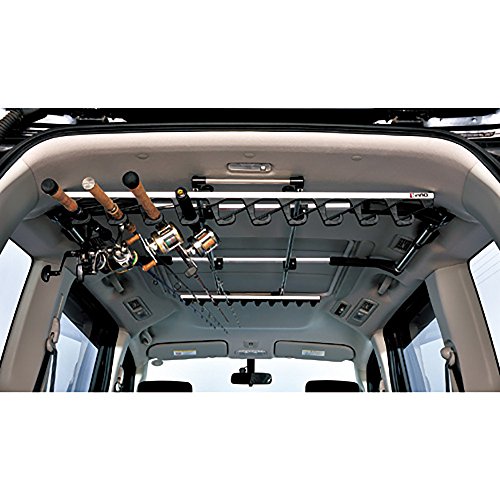 INNO IF3 J-Hook Internal Overhead Fishing Rod Rack - Holds 7 Rods - Thumbnail 2
