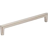 Jeffrey Alexander 259-160SN Lexa 6-11/16" L Cabinet Pull - 160 mm Center-to-Center in Satin Nickel