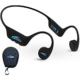 H2O Audio TRI 2 Multisport Waterproof Bone Conduction Open Ear Headphones, Bluetooth 5.3 for Running and Cycling, MP3 Mode for Swimming, 8GB Memory, 8.5-Hour Battery, Black
