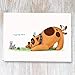 40 Animal Thank You Cards - With Yellow Envelopes