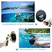 for GoPro Dome Port, Diving Case for GoPro Hero Black 5 6 7 2018 with Trigger Pistol and Floating Grip Cover, Telesin GoPro Waterproof Protective Dive Housing, Gopro Lens Hood Waterproof Casethumb 2
