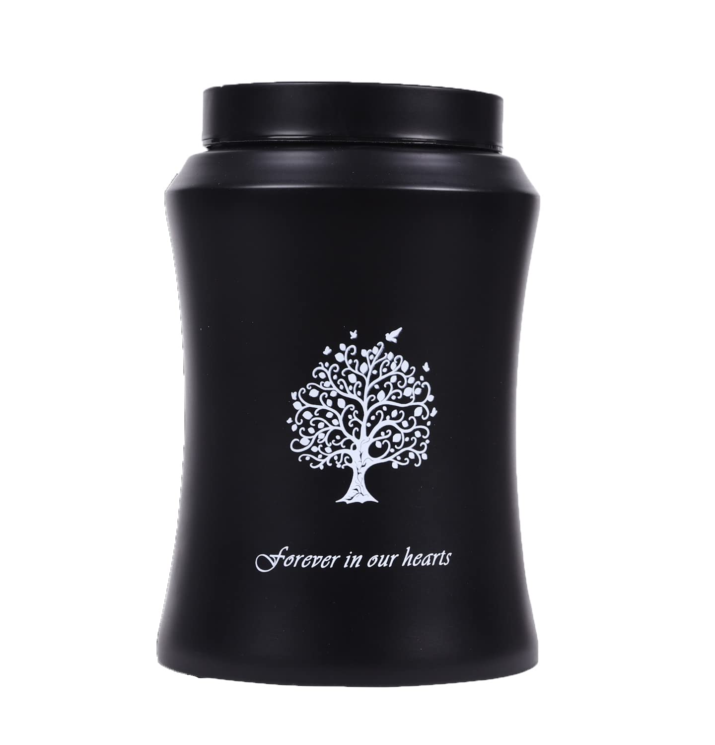 Adult Cremation Urn for Human Ashes - Medium Size for Dad or Mom - Funeral Urn (Black)
