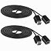 SNES Classic Controller Extension Cable 10FT - 2 Pack, Fosmon NES Extension Power Cord for Super Nintendo SNES Classic Edition Controller 2017 & Mini NES Classic Edition 2016, Wii/Wii U Controllers primary