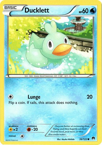 Pokemon - Ducklett (36/122) - XY Breakpoint