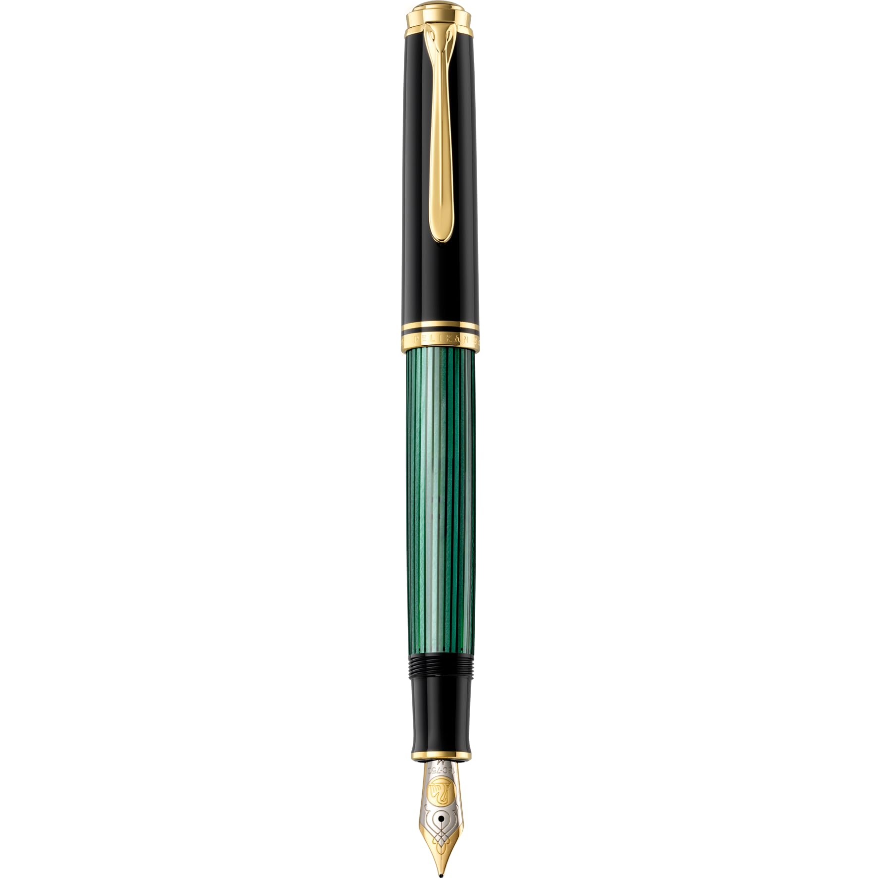 Pelikan Premium M800 Fountain Pen EF-Black/Green