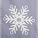 Amazon Brand – Pinzon Cotton Flannel Duvet Cover - Twin, Snowflake Dusty Blue