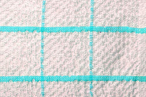 CASA DECORS Terry Kitchen Dishcloth Set of 8 (12 x 12 Inches), Turquoise, 100% Cotton, Highly Absorbent, Machine Washable