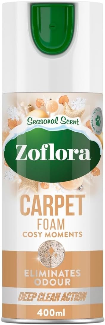 Zoflora Cosy Moments Carpet Foam 400ml Carpet Cleaner Stain Remover