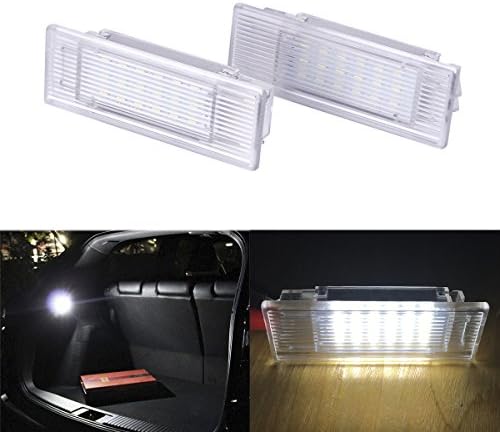 18LEDs White Trunk Compartment Cargo Area Luggage Lamp Light for BMW 5-Series E39 E60 F10 M5 E61 F11 GT, YANF Error Free Luggage Lamp Low Power Consumption