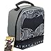 Batman Dark Knight DC Superhero Kids Insulated 2-Section Padded Lunch Bags Lunchbox