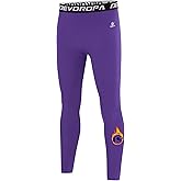 DEVOROPA Youth Boys' Compression Leggings Sports Tights Fleece Lined Thermal Base Layer Pants