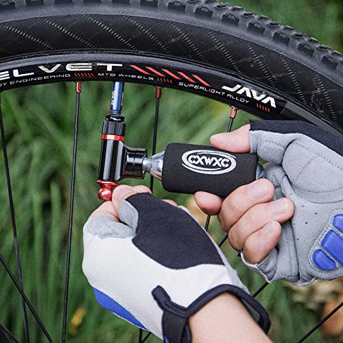 CO2 Inflator Kit with 5 X 16g CO2 Threaded Cartridges Presta