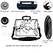 Meffort Inc 15 Inch Neoprene Laptop Bag with Extra Side Pocket, Soft Carrying Handle & Removable Shoulder Strap Fit 14