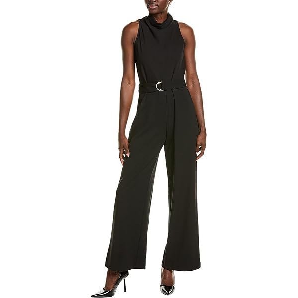 Amazon.com: Ralph Lauren Womens Shoulder Jumpsuit, Black, 4