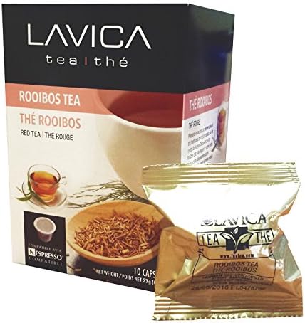 100 Nespresso Compatible All - Natural ROOIBOS Tea Single Serve Capsules - Compatible with Nespresso Originalline Machines