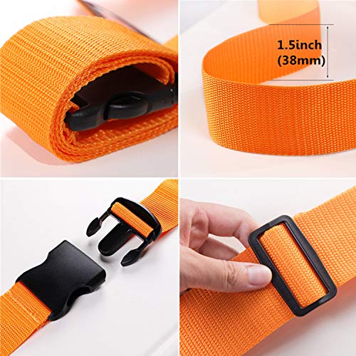 Add A Bag Luggage Strap Accessories for Travel Suitcase Belt Adjustable Connector Stacker Connect Your 3 Luggages 4 Color by Ajmyonsp