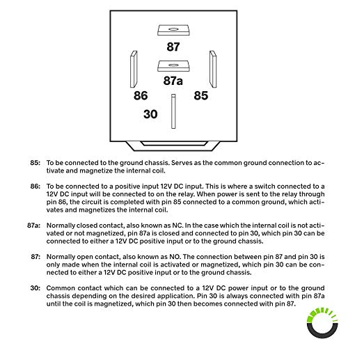 image for ONLINE LED STORE 10 Pack Bosch Style 5-Pin 12V Relay Switch [SPDT] [30